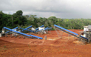 喀麦隆花岗岩全钢架石料破碎